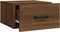 vidaXL - Nachtkastje - wandgemonteerd - 35x35x20 - cm - bruin - eikenkleur