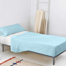 Happy Friday Sheet set 2 pieces Basic 160x270 cm (Single) Blue