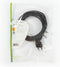 Nedis Stroomkabel | Euro Male | IEC-320-C7 | Gehoekt | Links Gehoekt | Vernikkeld | 3.00 m | 3.00 m | Plat | PVC | Zwart | Polybag