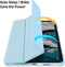 Dux Ducis - Tablet hoes geschikt voor Nokia T20 (2021) - 10.4 Inch - Toby Series - Auto Sleep/Wake functie - Tri-Fold Book Case - Blauw