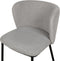 Set van 2 eetkamerstoelen MINA Bouclé Grijs