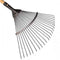 Bladhark verenstaal met steel 150cm - de Wit