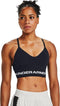Under Armour UA Seamless Low Long Bra Dames Sportbeha - Zwart - Maat S