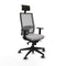 Bureaustoel met hoofdsteun Piqueras y Crespo 1D066G1 Lichtgrijs