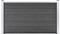 vidaXL - Schutting - 699x106 - cm - HKC - grijs
