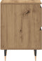 vidaXL - Nachtkastje - Artisan - Eiken - 40x35x50 - cm - Gefabriceerd - Hout