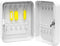 BRASQ KC100 - Sleutelkast - 20 haken - Cilinderslot - Grijs