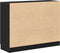 vidaXL - Dressoir - Zwart - Eiken - 90,5x30x70 - cm - Engineered - Wood