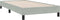 vidaXL - Boxspring - zonder - matras - fluweel - lichtgrijs - 90x210 - cm