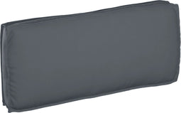 vidaXL - Ligbed - Kussen - voor - Zitting/Rugleuning - Anthraciet - 120x50x12 - cm - Oxford - Stof