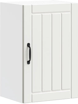 vidaXL - Keukenwandkast - Lucca - bewerkt - hout - wit