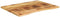 vidaXL - Bureaublad - met - ronding - 110x80x2,5 - cm - massief - ruw - mangohout