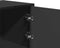 vidaXL - Hoge - kast - 68x35x106,5 - cm - bewerkt - hout - en - metaal - zwart