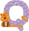 Sevi Dierenletter Q 10 Cm Paars