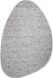 Veer Carpets Stone - Vloerkleed Kiezelvormig 160 x 230 cm - 100% Wol - Licht Grijs