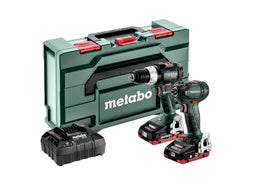 Metabo 18V Combo Set SBLTBL + SSDBL - 2x 4.0 Ah accu's, lader en koffer