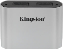 Kingston Workflow microSD Reader - Geheugenkaartlezer - USB 3.2 Gen 1 - Zilver
