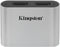 Kingston Workflow microSD Reader - Geheugenkaartlezer - USB 3.2 Gen 1 - Zilver