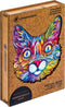 UNIDRAGON Houten Puzzel Voor Volwassenen Dier - Indrukwekkende Kat - 700 stukjes - Royal Size 47x52 cm