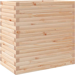 vidaXL - Plantenbak - 70x40x68,5 - cm - massief - grenenhout