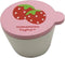 Mamamemo Bakje Aardbeienyoghurt Hout 4 Cm Wit/roze