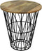 HSM Collection Bijzettafel Tower - naturel/zwart