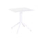 Eettafel Home ESPRIT Wit Metaal Polypropyleen 70 x 70 x 75 cm