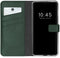 Selencia iPhone 13 Mini - Echt Lederen Bookcase - Krasbestendig - Groen
