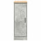 vidaXL - Garagekast - 30x51x85 - cm - massief - grenenhout - betongrijs