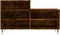 vidaXL - Schoenenkast - 102x36x60 - cm - bewerkt - hout - gerookt - eikenkleurig