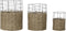 Basket spelset DKD Home Decor Metaal Koloniaal Jute (35 x 35 x 45 cm)