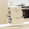 vidaXL - Keuken - onderkast - Porto - bewerkt - hout - sonoma - eikenkleurig