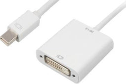 Sharkoon 0.15m - Mini DisplayPort/DVI - Snoerlengte 15cm - Wit