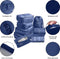 Packing Cubes Set 8-Delig - Organizer Voor Koffer En Backpack - Donkerblauw