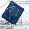 ZtotopCases iPad Air 12,9 inch - Schokbestendige full body beschermhoes - 360° draaibare polsband - Blauw