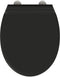 vidaXL - Snelle - Release - Toiletbril - met - Soft - Close - Duroplast - Zwart