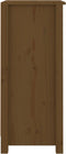 vidaXL - Dressoir - 40x35x80 - cm - massief - grenenhout - honingbruin