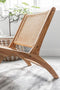 MUST Living Lounge chair Lazy Loom Natural,69x65x76 cm, teakwood