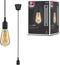 Paulmann Ketil - Hanglamp - Dimbaar E27 max. 60W - Zwart