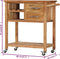vidaXL - Keukentrolley - 80x45x91 - cm - massief - acaciahout