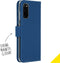 Accezz Hoesje Geschikt voor Samsung Galaxy S20 Hoesje Met Pasjeshouder - Accezz Wallet Softcase Bookcase - Blauw
