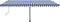 vidaXL - Luifel - automatisch - met - LED - en - windsensor - 500x350 - cm - blauw - wit