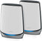 Netgear Orbi RBK862S - Mesh WiFi 6-systeem - 6 Gbps snelheid - Wit (2 stuks)