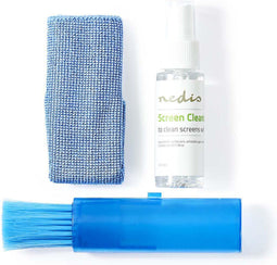 Nedis Schermreiniger - Spray - 35 ml - Notebook / Smartphone / Tablet / TV-Scherm - Wisser inbegrepen