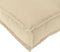 vidaXL - Ligbedkussens - voor - Bank - 2 - stuks - Beige - 180x40x8 - cm - Oxford - Stof