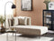 RIOM - Chaise longue - Beige - Linkszijdig - Polyester