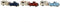 Decoratieve figuren Home ESPRIT 32 x 8 x 9 cm (3 Stuks)