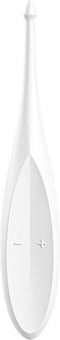 Satisfyer, oplegvibrator, tip vibrator, 'Twirling Fun', 17,5 cm, waterdicht, oplaadbaar, lichaamsvriendelijke siliconen