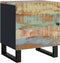 vidaXL - Nachtkastje - 40x33x46 - cm - massief - gerecycled - hout