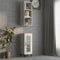 vidaXL Wandkast - 34,5x32,5x90 cm - bewerkt hout - betongrijs